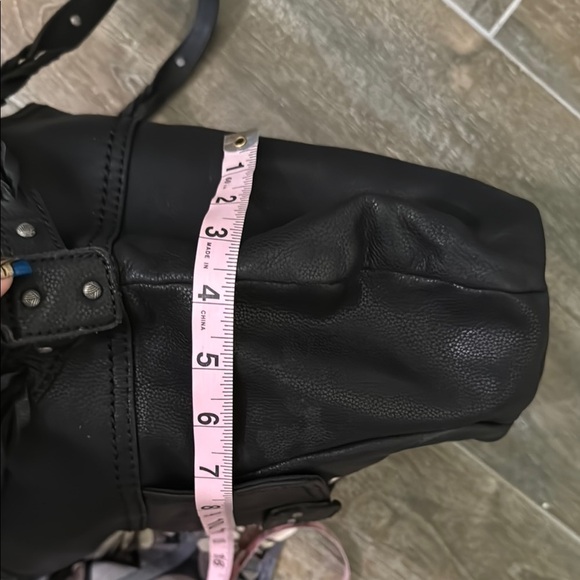 The Sak Black Shoulder Bag with Stylish Scarf - Picture 12 of 12